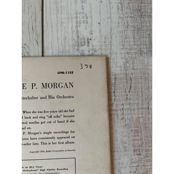 Jaye P. Morgan With Hugo Winterhalters Orchestra Vinyl Record LPM-1155 Album - Picture 6 of 8